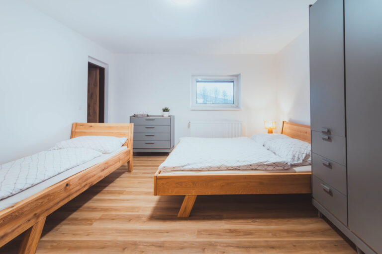 Uybtování v Rychlebských horách, čtyřlůžkový pokoj